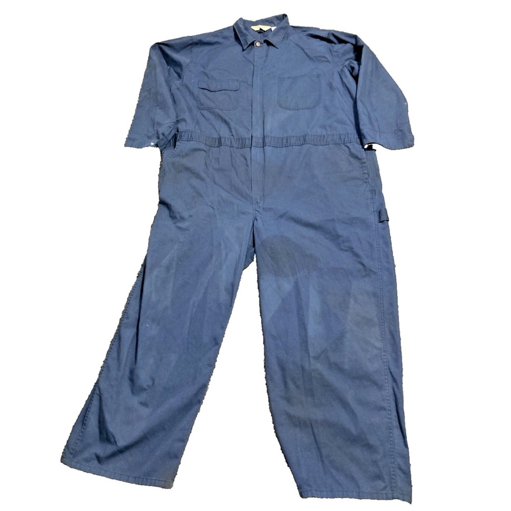 Vintage Big Mac Mechanic Coveralls Jumpsuit Mens Steel Blue USA NEW 3XL/4XL